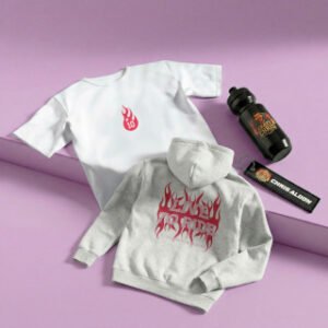pack 2 t shirt sweat gourde porte cle